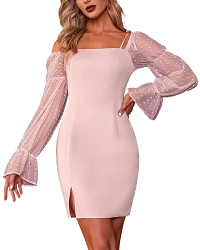 Lebrin Atelier Mini Dress In Pink