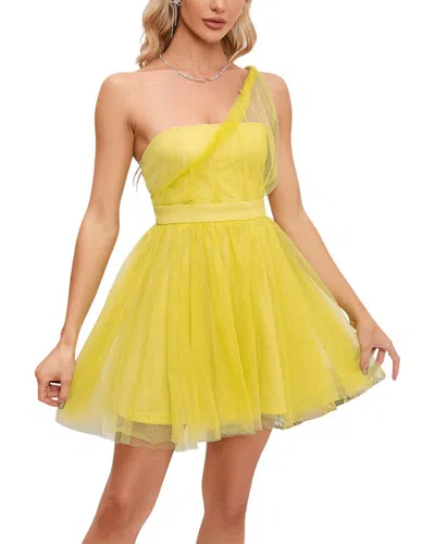 Lebrin Atelier Mini Dress In Yellow