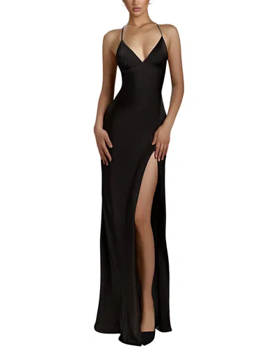 Lebrin Atelier Solid Maxi Dress In Black