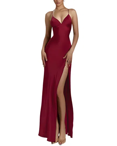 Lebrin Atelier Solid Maxi Dress In Red