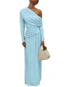 Lebrin Atelier Solid Maxi Dress In Multi