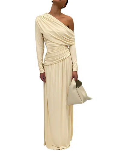 Lebrin Atelier Solid Maxi Dress In Neutral
