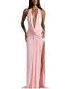Lebrin Atelier Solid Maxi Dress In Pink