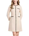 Lebrin Atelier Wool-blend Mini Dress In Neutral