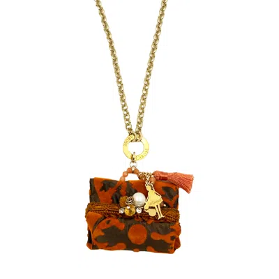 Le-carose Women's Necklace Le Carose Borscl04 In Orange