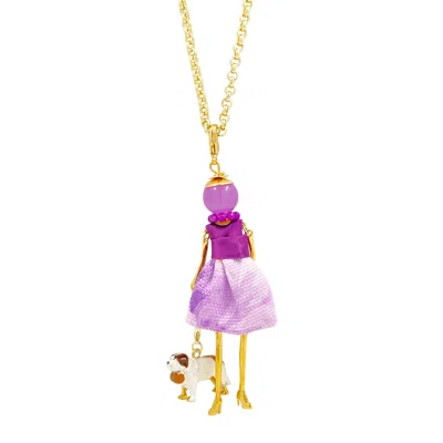 Le-carose Women's Necklace Le Carose ♪ In Purple