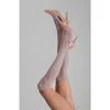Lechery Women's Set Of 2 Lustrous Silky Shiny Sheer Dress Knee-high Stockings Socks Sku15049-bl In White