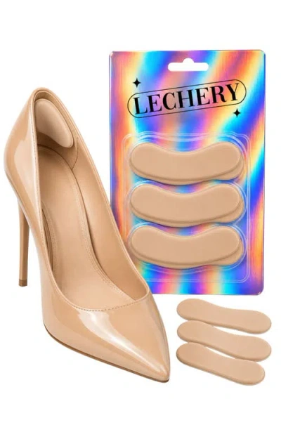 Lechery ® 3-pack Heel Liners In Transparent