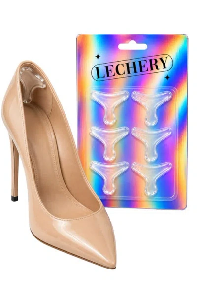 Lechery ® 3-pack T Heel Grips In Transparent