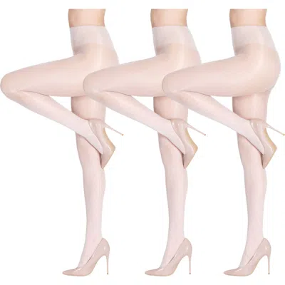 Lechery ® 5-pack Glossy Sheer Party Tights For Women In Multi