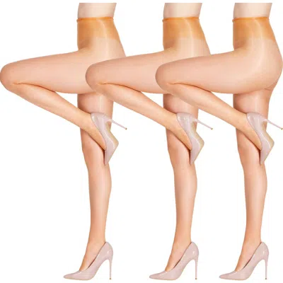 Lechery ® 5-pack Glossy Sheer Party Tights For Women In Multi