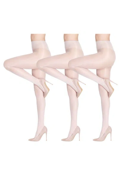 Lechery ® 7-pack Glossy Sheer Festival Tights In Multi