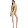 Lechery ® Lustrous Scoop Neck One-piece
