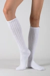 Lechery Scrunch Sock In White, Women's At Urban Outfitters