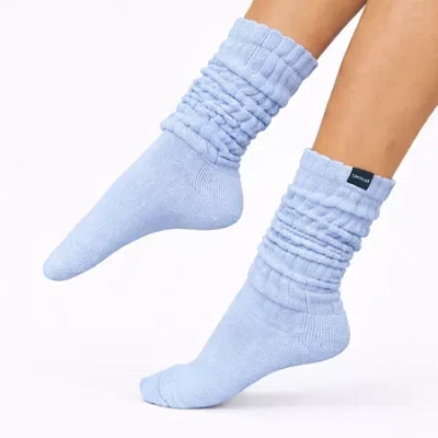 Lechery Scrunch Socks Womens 1 Pair Boot Socks In Blue
