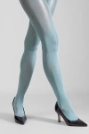 Lechery Shiny 20 Denier Sheer Tights In Green, Women's At Urban Outfitters