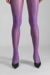 Lechery Shiny 20 Denier Sheer Tights In Purple, Women's At Urban Outfitters In Purple