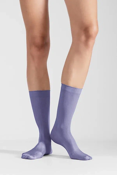 Lechery Shiny Sheer Sock Set In Blue, Women's At Urban Outfitters