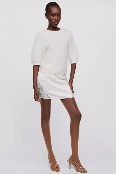 Lechery Shiny Tights In White