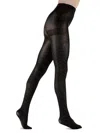 LECHERY WOMEN'S 1-PACK DOTTED RING OPAQUE TIGHTS