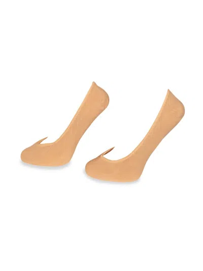 Lechery Women's Logo No Show Socks In Natural