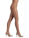 Lechery Women's Lustrous Shiny 1-pack 40 Denier Pantyhose In Beige