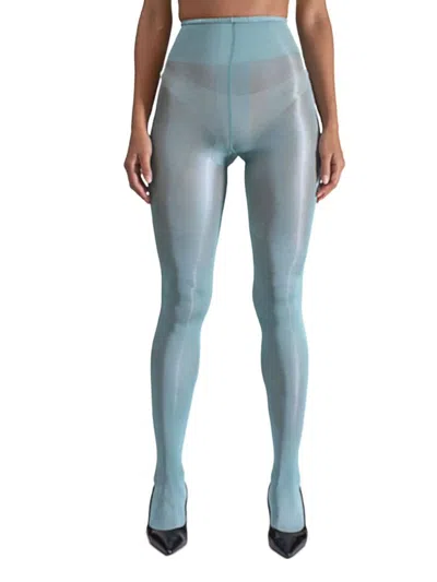 Lechery Women's Lustrous Shiny 1-pack 40 Denier Pantyhose In Green