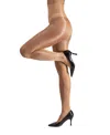 Lechery Women's Lustrous Silky Shiny 40 Denier Semi-opaque High-waist Pantyhose Tights Sku11003-bl In Caramel