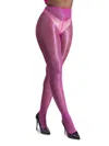 Lechery Women's Lustrous Silky Shiny 40 Denier Semi-opaque High-waist Pantyhose Tights Sku11003-bl In Pink