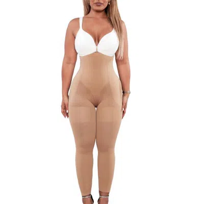 Lechery ® X Yahaira Capri Happy Shapewear No.7 In Beige