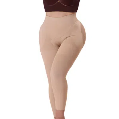 Lechery ® X Yahaira Happy Shapewear No.7 Capri Low Waist Double Tummy Layer In Neutral