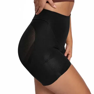 Lechery ® X Yahaira Happy Shapewear No.7 Low Waist Shorts Double Tummy Layer In Black