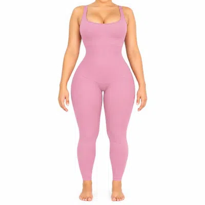 Lechery ® X Yahaira Jumpsuit With Triple Tummy Layer In Pink