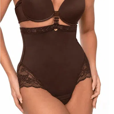 Lechery ® X Yahaira Panty Shaper With Triple Tummy Layer In Brown