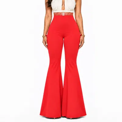 Lechery ® X Yahaira Sculpt Leggings High Waist With Hip Lifter In Red