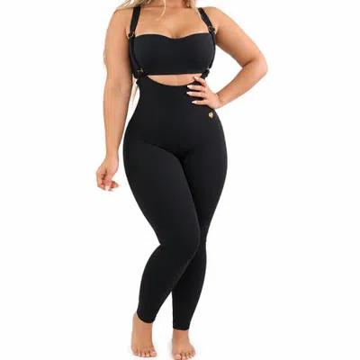 Lechery ® X Yahaira Shaping Jumpsuit With Contouring Triple Tummy Layer In Black