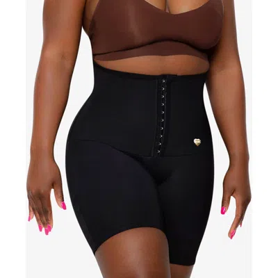 Lechery ® X Yahaira Waist Cincher Shorts Gymwear In Black