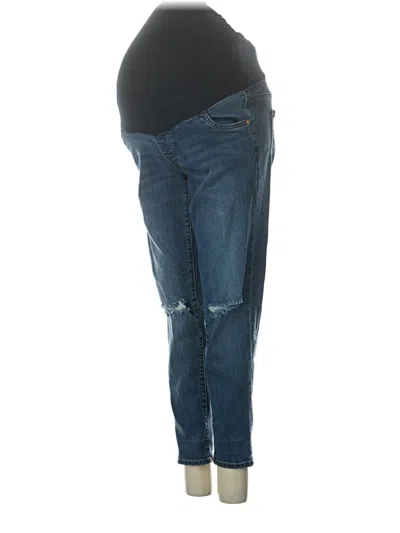 Pre-owned Led Luxe Essentials Denim Jeans In Blue