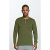 Ledger & Ford Slate Folsom Henley In Green