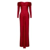 Lediel Capuccino Dress In Red