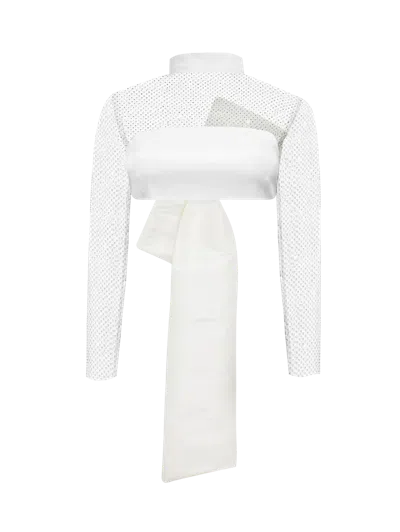Lediel Sarah Mesh Ivory In White