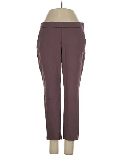 Pre-owned Lee Active Pants In Burgundy