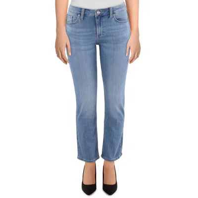 Lee Anchor Womens Faded Denim Straight Leg Jeans