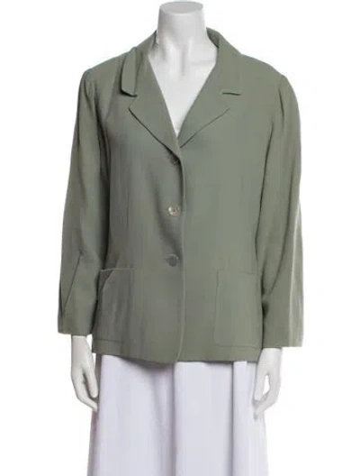 Pre-owned Lee Anderson Couture Blazer In Green