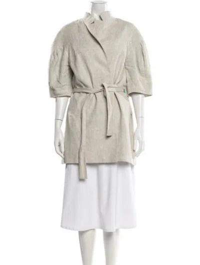 Pre-owned Lee Anderson Couture Jacket In Neutral