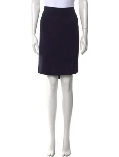 Pre-owned Lee Anderson Couture Knee-length Skirt In Blue