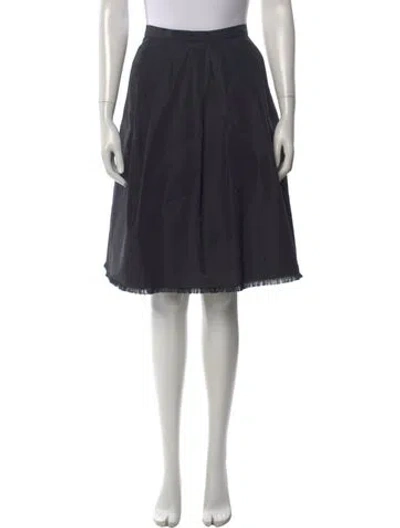 Pre-owned Lee Anderson Couture Midi Length Skirt In Black