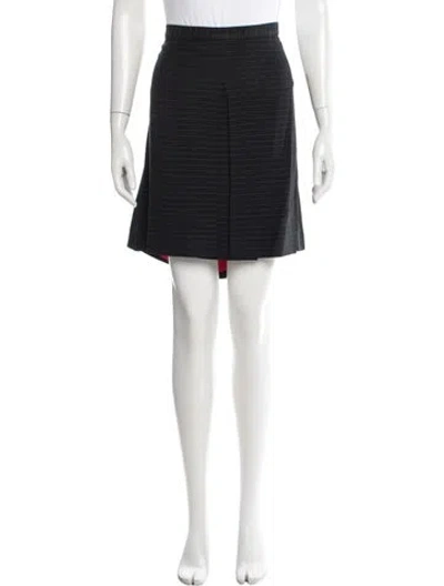 Pre-owned Lee Anderson Couture Vintage Mini Skirt In Black