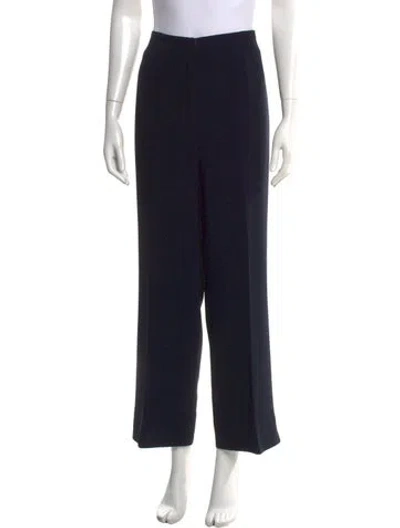 Pre-owned Lee Anderson Couture Wide Leg Pants In Black