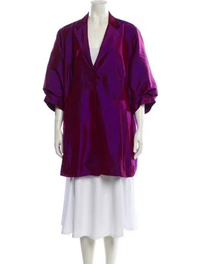 Pre-owned Lee Anderson Jacket In Purple